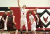 Houston's Kade Taylor tries to get in front of Grace Christian's Trevor Osbourne during a 65-45 loss to the Grizzlies Jan. 12 at Houston High School. Osbourne hit six three-pointers and score