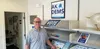 Jay Parmley at Alaska Democratic Party headquarters. The party’s executive director of the last two-and-a-half years is leaving his post for Florida this week.