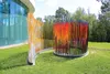 This wildfire-inspired sculpture, titled, 'Resurrection Koru,' was created by Sitka artist Stephen Lawrie as a Percent for Art project for Mat-Su College. The 2,000-plus-pound structure is co