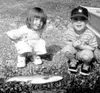 Two children show off the catch of their day last summer.
Fishing is a sport enjoyed by young and old in Southcentral Alaska.
Photo by Frank Flavin, Mat-Su Convention &amp; Visitors Bureau.