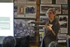 Rasmuson program officer Enzina Marrari speaks during the Individual Artist Award Workshop at the Palmer Museum of History and Art. Jacob Mann/Frontiersman
