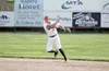 Mat-Su Miners infielder Brett Owen makes the toss to first base. JEREMIAH BARTZ/ Frontiersman