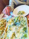 This cheesy, easy-to-prep vegetable casserole is bathed in a creamy, delicious, and comforting béchamel sauce.  Courtesy of Patty Schied/Juneau Independent