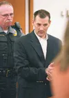 Jeremy Nelson is led from the courtroom Thursday afternoon in Palmer. Nelson is on trial for the shooting death of Robert Carey in January 2011 in Talkeetna. ROBERT DeBERRY/Frontiersman.com