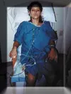 Sally Fielder in the midst of her hospital stay at Alaska
Regional Hospital following the car crash that took the life of her
best friend. Photo courtesy of Sally Fielde.