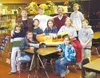 Cottonwood Creek Elementary students recently won $10,000 and a
large stuffed Weinermobile for taking the top prize for Alaska.
Photo by CASEY RESSLER/Frontiersman.