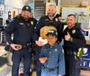 Future police officer Ryker Rogers came out to meet the WPD and came bearing a gift of a dozen donuts for them. Ryker also got to see the inside of a patrol car and wear a police vest Katie S