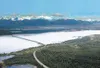 An artist’s rendition of the proposed bridge across the Knik Arm from Anchorage to the Point Mackenzie area. Courtesy KABATA