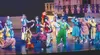 Members of the cast of Aladdin Jr. perform the musical number “Babkak, Omar, Aladdin, Kassim” during the first act of Aladdin Jr., a Seims Theater Productions show that opens Friday at the Gl