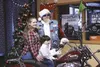 Santa Claus donned his Harley gear to celebrate Christmas and the Wasilla store’s 10th anniversary with employees, community members and their families Saturday. CAITlIN SKVORC/Frontiersman