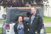 Renee and John Jansen were two of the dozens of citizens on hand at a bail hearing in Palmer seeking "Justice for Flash." MATT HICKMAN/Frontiersman
