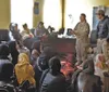 U.S. Army Sgt. Jessica Keown, a native of Palmer instructs
students during a class she holds weekly to help the community of
Pul-e-Alam with health issues and first responder techniques. Phot