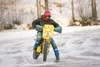 Wasilla resident Michael Fugere manuveres his 1986 Suzuki DR 200 across the ice of Wasilla Lake in this 2007 Frontiersman file photo. When this image was taken Fugere said he has been riding 
