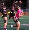 Wasilla's AJ Johnson leaps to grab an interception during a win over Service. Bruce Eggleston/matsusports.net