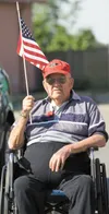 Harold Newcomb during a Memorial Day celebration in 2010.