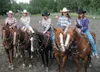 Members of a Mat-Su club who will represent Alaska in the
American West Finals barrel racing championships include, from
left, Charlene Torkelson, Katie Burbank, Kathy Sullivan, Nan Skewis
an