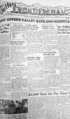 The front page of the Dec. 6, 1947 Frontiersman.