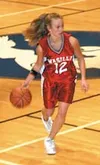 Wasilla guard Jamie Brown brings the ball down the court during
the Warriors' loss to Chugiak during the first day of the Palmer
Elks Showdown. JEREMIAH BARTZ/ Frontiersman.