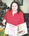 Karen Jewell has responded to a disabling disease by combining
her passions to help others. Photo by JEN RANSOM/Frontiersman.
