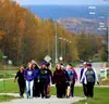 A group of Valley residents walk in an effort to help raise awareness for domestic violence. Tim Rockey/Frontiersman