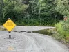 The intersection of Paydirt and Rainee has been washed out and closed since last week. Katie Stavick/Frontiersman