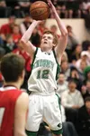Colony guard John Palmer takes a shot during a win over Kenai in
the 2008 Northern Lights Conference championship game. Palmer is
the lone returning starter for the defending conference champ