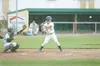 Frontiersman file photo Keith Christopher watches as a pitch
comes in high during a Mat-Su Miners’ exhibition game two seasons
ago. Christopher, a former Palmer High School standout, is one o