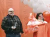 Wasilla store manager Merry Holmes presents hardware sales associate Daniel Gipson with his wings for winning Home Depot's Angel Award after performing the Heimlich maneuver on a choking chil