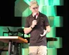 David Eubank, founder of Free Burma Rangers, speaks to the audience about his experiences on mission fields in Burma, Kurdistan and Syria on Monday at Church on the Rock in Wasilla. (MATT HIC
