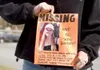 ROBERT DeBERRY/Frontiersman Devon Lee holds a poster that was
distributed around the Valley and in Anchorage when her sister
Donnay Box went missing in October 2008. Human remains found in
Ho