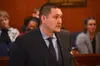 Rep. Josiah Patkotak, I-Utqiagvik, speaks in favor of HJR 6, the resolution in support of the Willow oil project, on Monday, Feb. 20, 2023, at the Alaska State Capitol. The resolution passed 