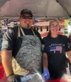 Dustin and Shanie Heger, owners of Patriot BBQ, are gearing up for the grand opening of their food truck at Riverside RV Park in Houston. Courtesy patriotbbqak.com