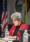 Mayor Ledford, left, reading the Proclamation Recognizing the 50th Anniversary of the Incorporation of the City of Wasilla. J. David McChesney/Frontiersman