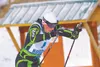 Colony freshman Tracen Knopp hits the trail during the Region III Championships at Tsalteshi Trails in Soldotna last weekend. Knopp finished second overall and helped the Knights win the 2014