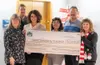 Palmer Economic Development Authority Board Members present a $20,000 donation to Palmer Community Foundation Advisory Board Members in 2018. Courtesy photos