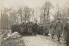 Soldiers of Company D, 1st Battalion, 165th Infantry Regiment, the Army's famous "Fighting 69th" Irish regiment, move into position to replace French troops near Benomenil, France, March 1, 1