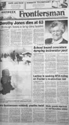 Front page of the Feb. 5, 1993, issue of the Mat-Su Valley Frontiersman.