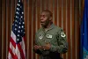 U.S. Air Force Col. Travolis Simmons, the 3rd Wing commander, congratulates graduating students of the 3rd Wing Inaugural Airpower Leadership Academy graduation on Joint Base Elmendorf-Richar