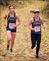 Karo Germain and Bernadette Hartley run on the Su Valley Trails. Photo courtesy of Patricia Bills