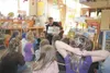 Courtesy of Robin Ouellette Mat-Su Borough Mayor Larry DeVilbiss
reads a book to students at Machetanz Elementary School March 2 in
celebration of Read Across America Day and Dr. Seuss’ birth