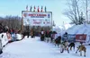Teams leave the start in Willow in 2024. The Iditarod started 2026 by announcing a new COO, Corey Hester. Frontiersman file photo