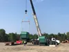 The Pacific Dataport satellite downlink facility in Talkeetna is under construction. Courtesy photo
