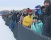 Fans began lining up for a spot along the Iditarod Restart chute hours before the mushers began the 2024 race. The 2025 Iditarod Restart has been moved to Fairbanks. Frontiersman file photo