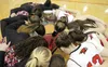 The Houston Hawks varsity girls basketball squad huddles before a home game against Anchorage Christian School Feb. 23. It was only Houston's second varsity home game this year. Courtesy Bruc