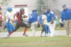 MATT TUNSETH/Frontiersman Houston junior Israel Morales runs for
a long gain against Barrow earlier this season. The Hawks are
hoping to add a more consistent running game to a potent passing