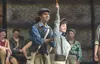 Aiden De Leon as Jack Kelly and Blue Butler as Les rehearse for the upcoming production of 'Newsies.' J. David McChesney/Frontiersman