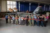 Civilians and military members part of the Talon Repair Inspections and Maintenance team pose for a group photo during a ribbon cutting ceremony, Aug. 24, 2022, at Joint Base San Antonio-Rand