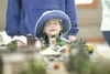 ROBERT DeBERRY/Frontiersman Liam Humburger, 4, watches a model
Alaska Railroad train round the bend at the model train display
inside the Palmer train Depot Saturday morning.