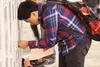 Joe Redington Senior Jr./Sr. High sophomore Logan Joaquin unlocks his locker on Monday, August 17 before the start of classes at the school, which is in its first year of classes. The newest 