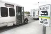 ROBERT DeBERRY/Frontiersman Mat-Su Community Transit buses wait
for riders at Walmart in this 2010 file photograph. MASCOT is
expanding its services with morning and evening express service
f
